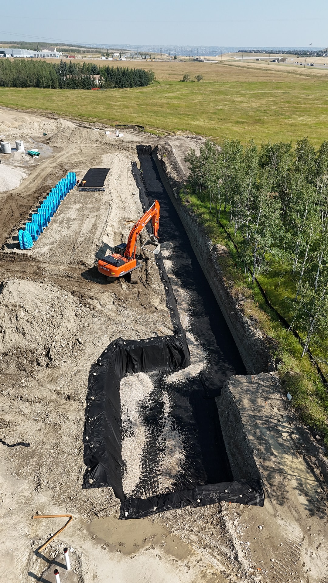 excavation at 403 storage